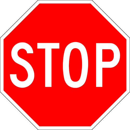 stop sign